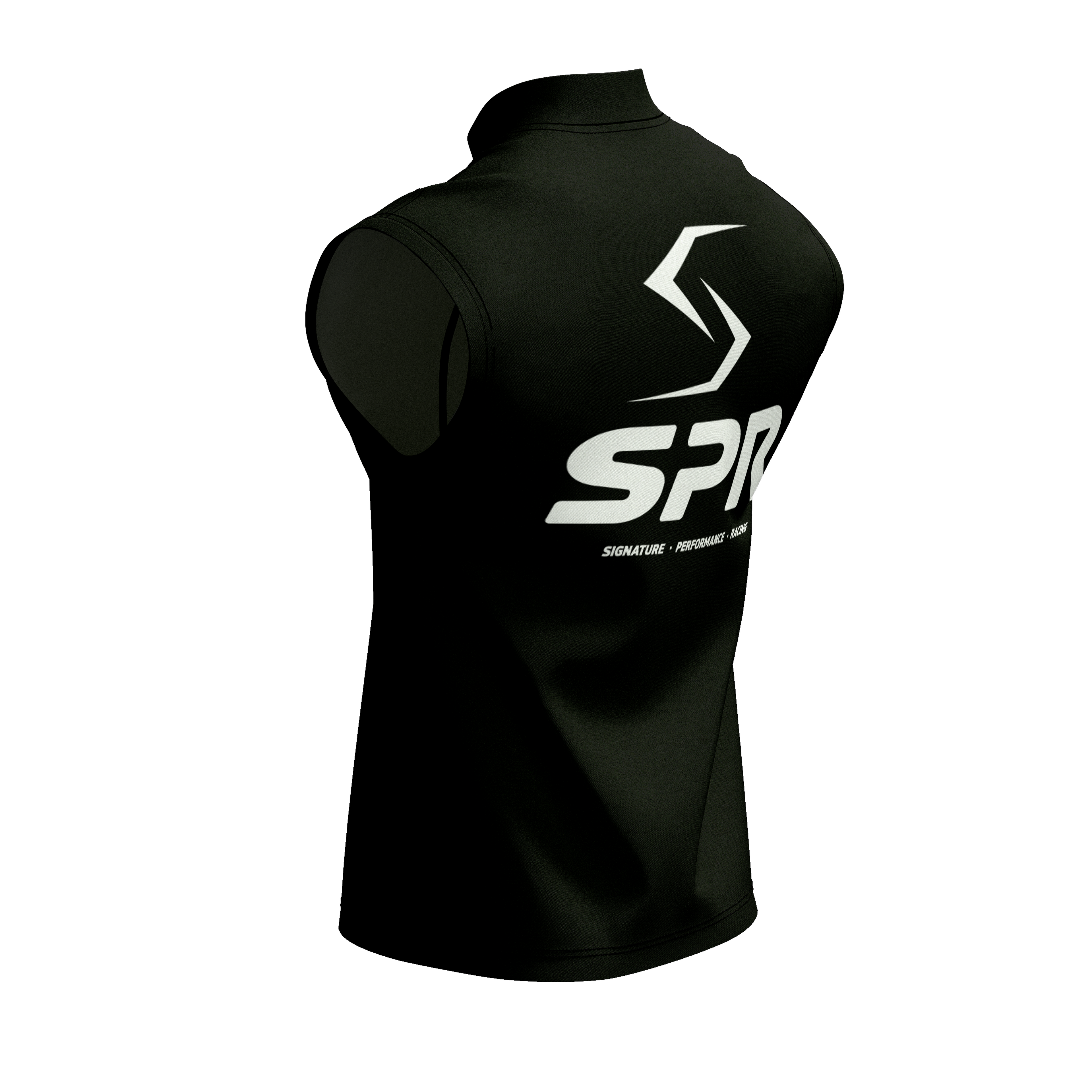 SPR Fleece-Lined Softshell Vest Black