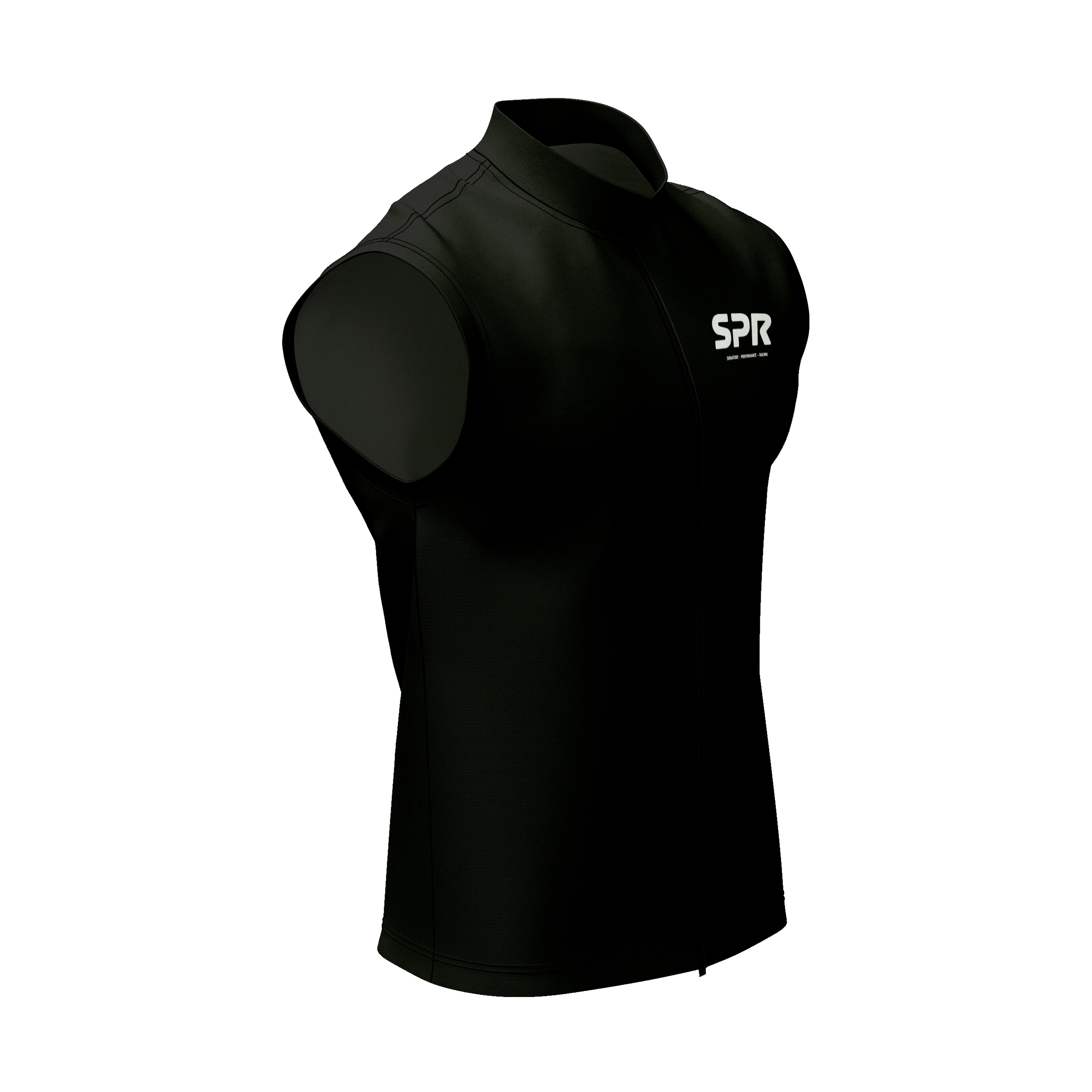 SPR Fleece-Lined Softshell Vest Black