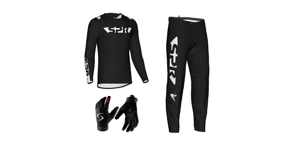Custom 26.1 SPR "Future" Collection Black/White Gearset