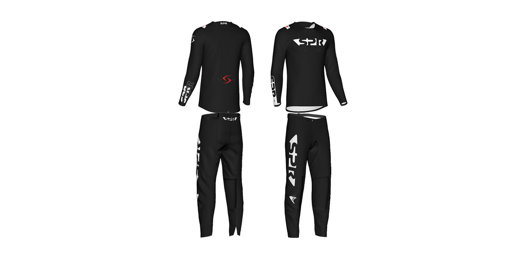 Custom 26.1 SPR "Future" Collection Black/White Gearset