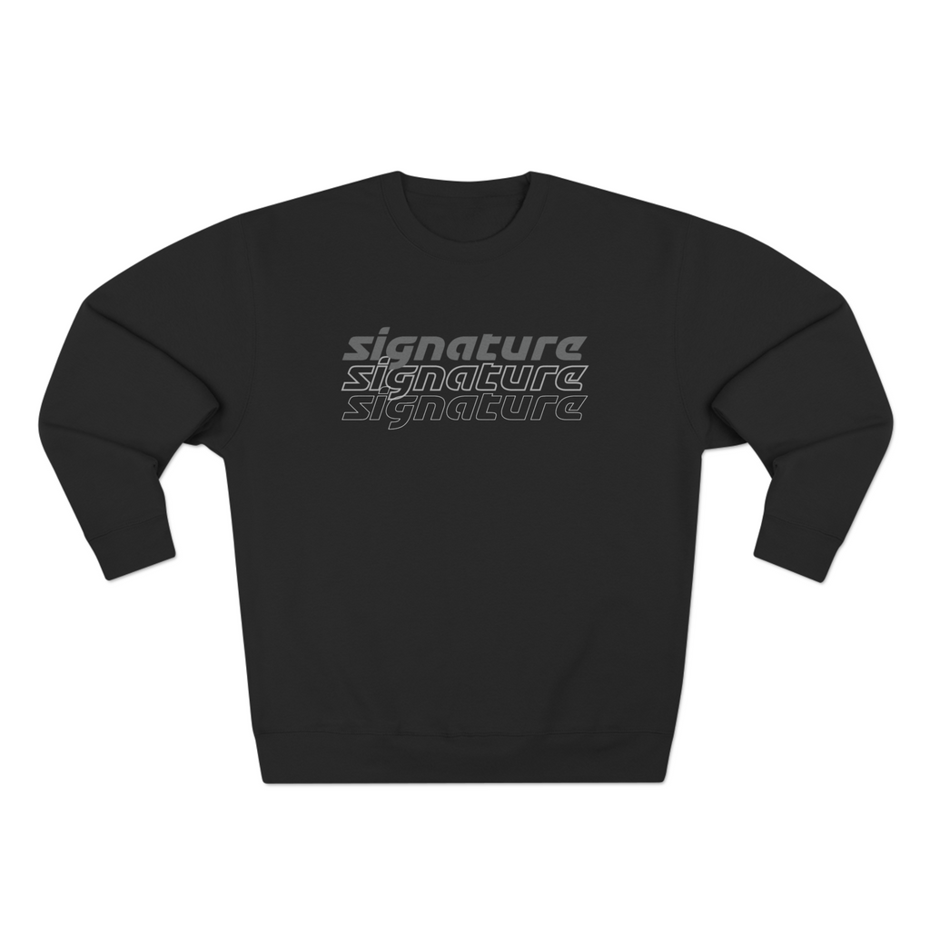 SPR Fleece Lined Crew Black