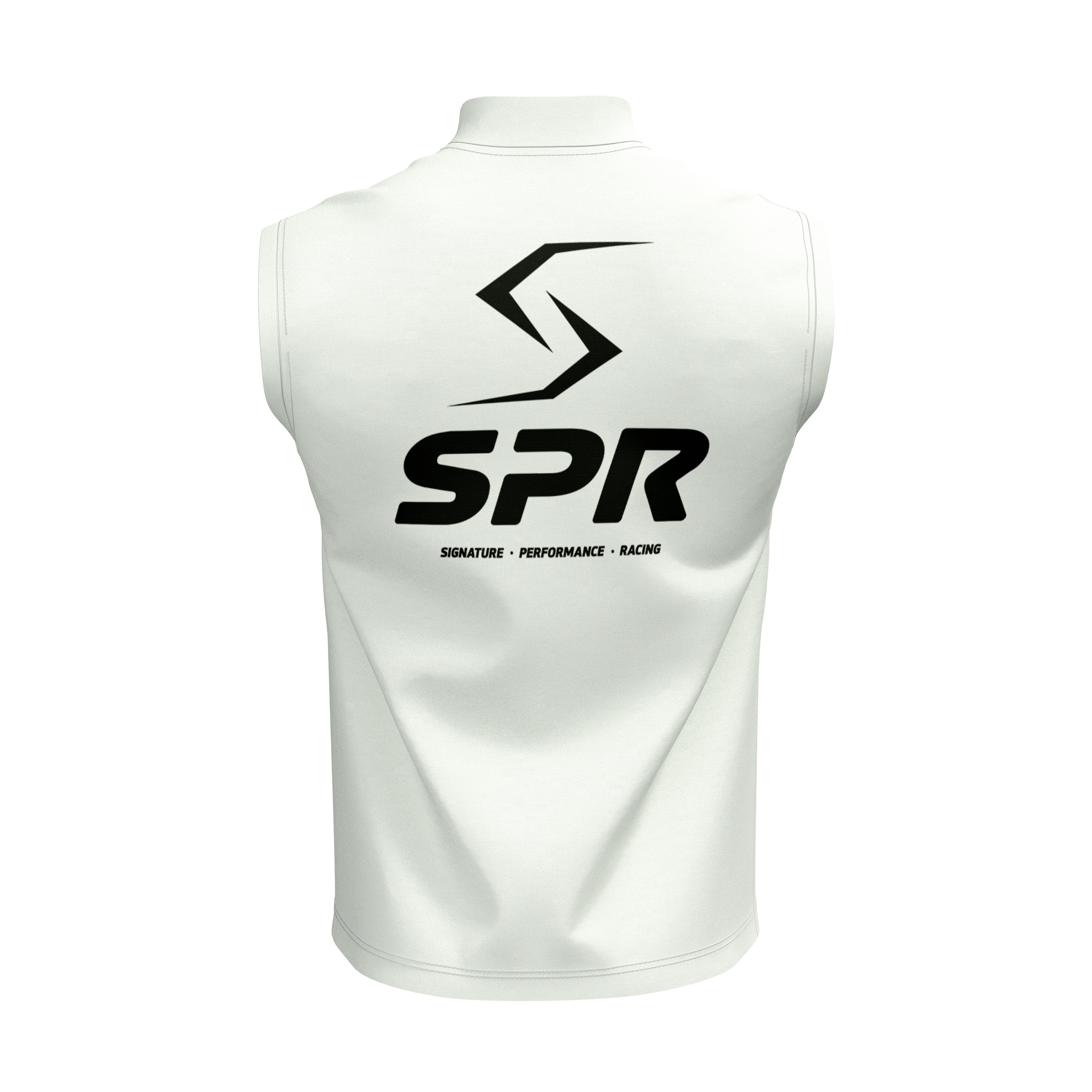 SPR Fleece-Lined Softshell Vest White