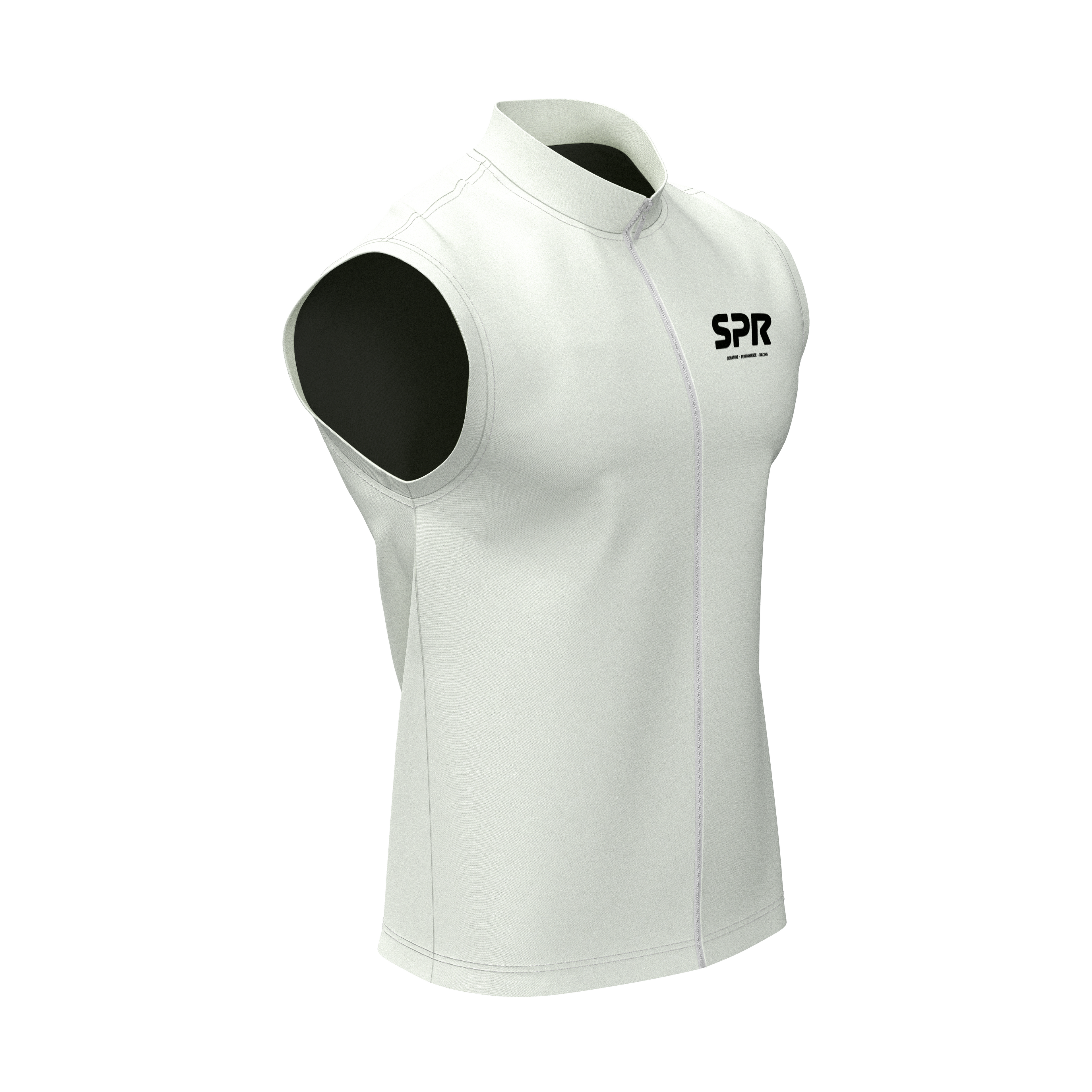 SPR Fleece-Lined Softshell Vest White