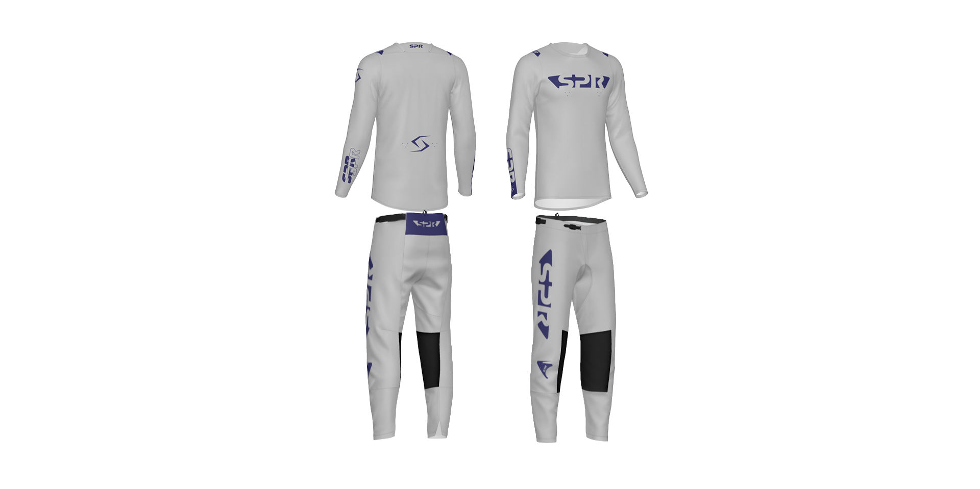 Custom 26.1 SPR "Future" Collection Gray/Navy Gearset