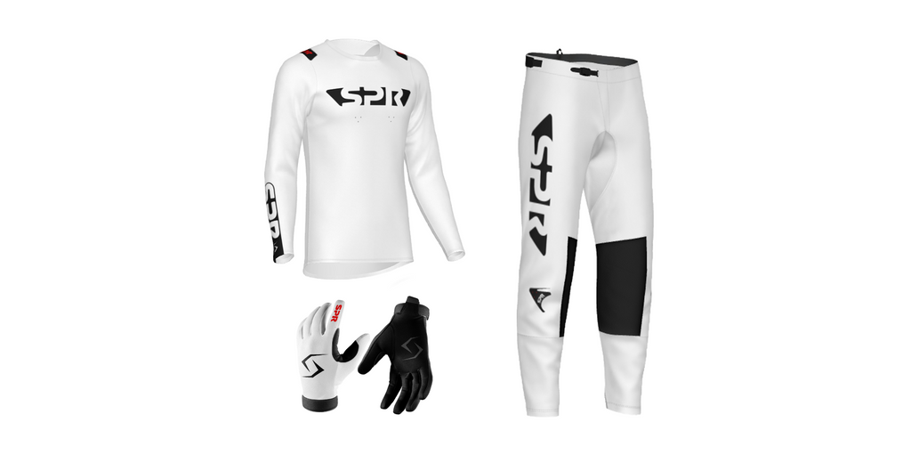 Custom 26.1 SPR "Future" Collection White/Black Gearset