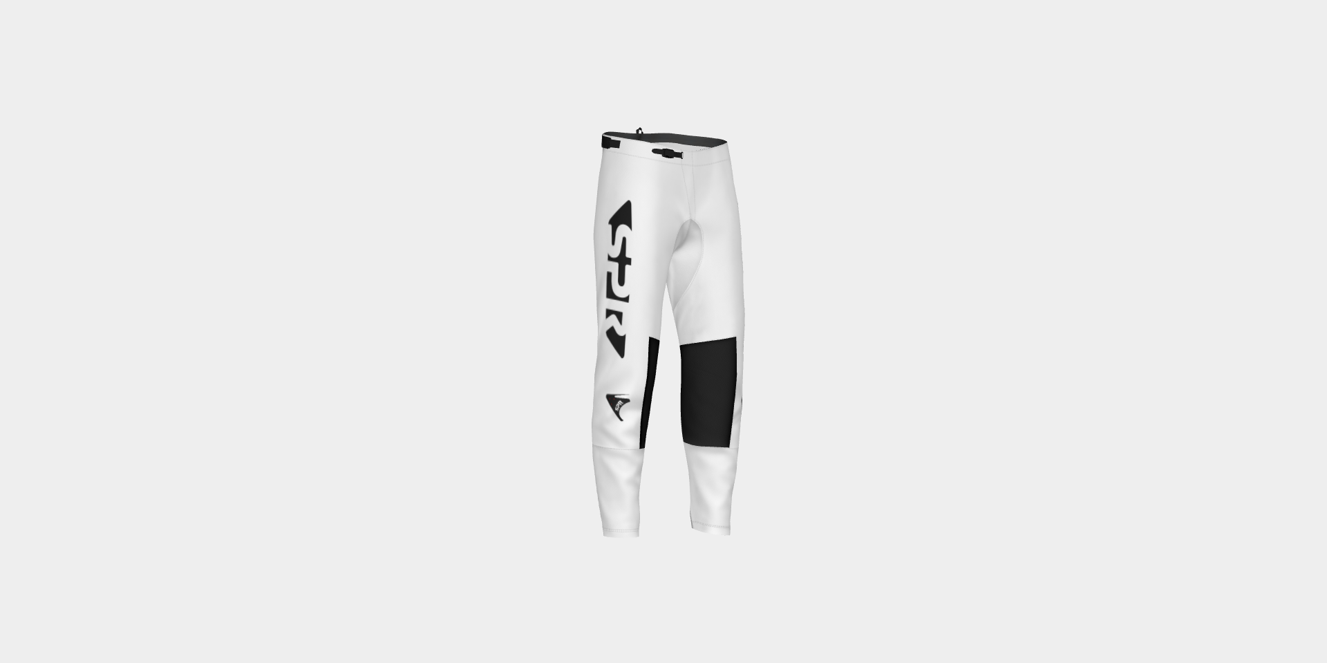26.1 SPR "Future" Collection White/Black Pants