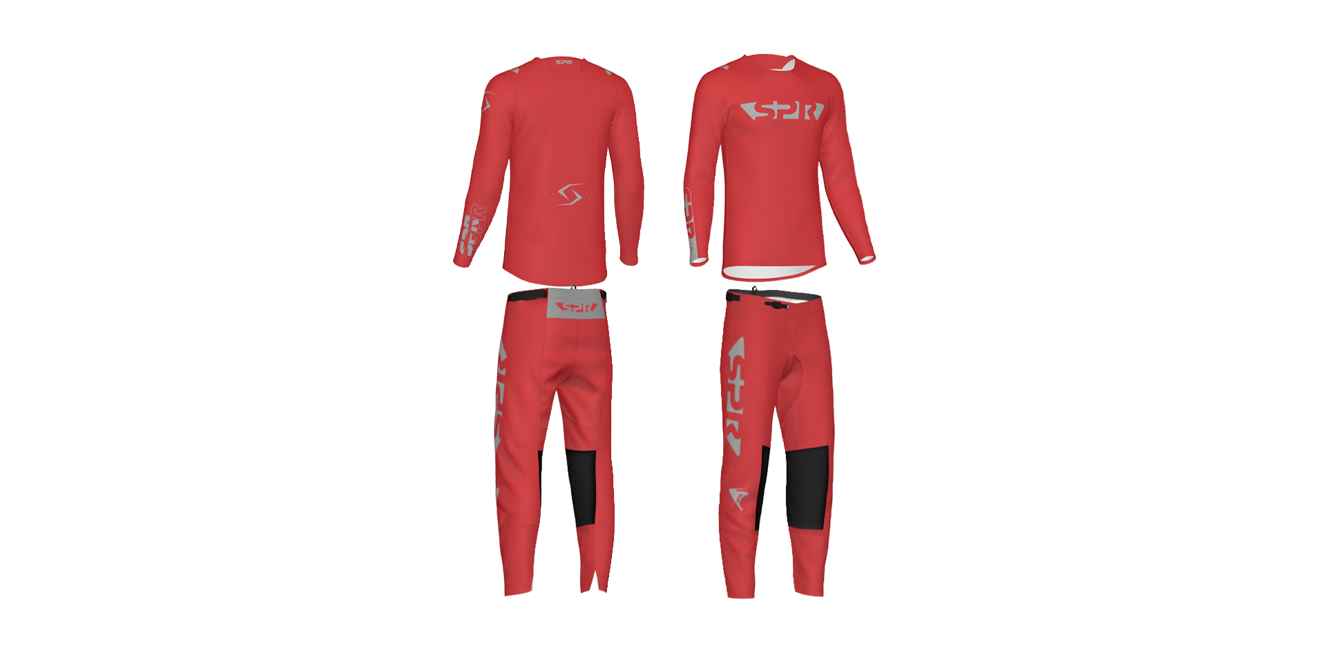Custom Youth 26.1 SPR "Future" Collection Red/Gray Gearset