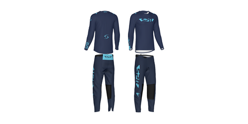 Custom 26.1 SPR "Future" Collection Navy/Aqua Gearset