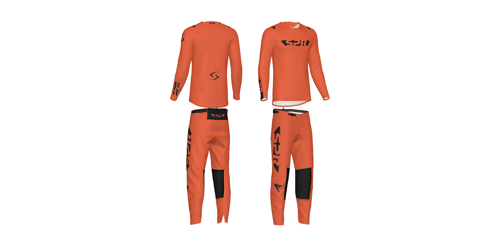 Custom 26.1 SPR "Future" Collection Orange/Black Gearset