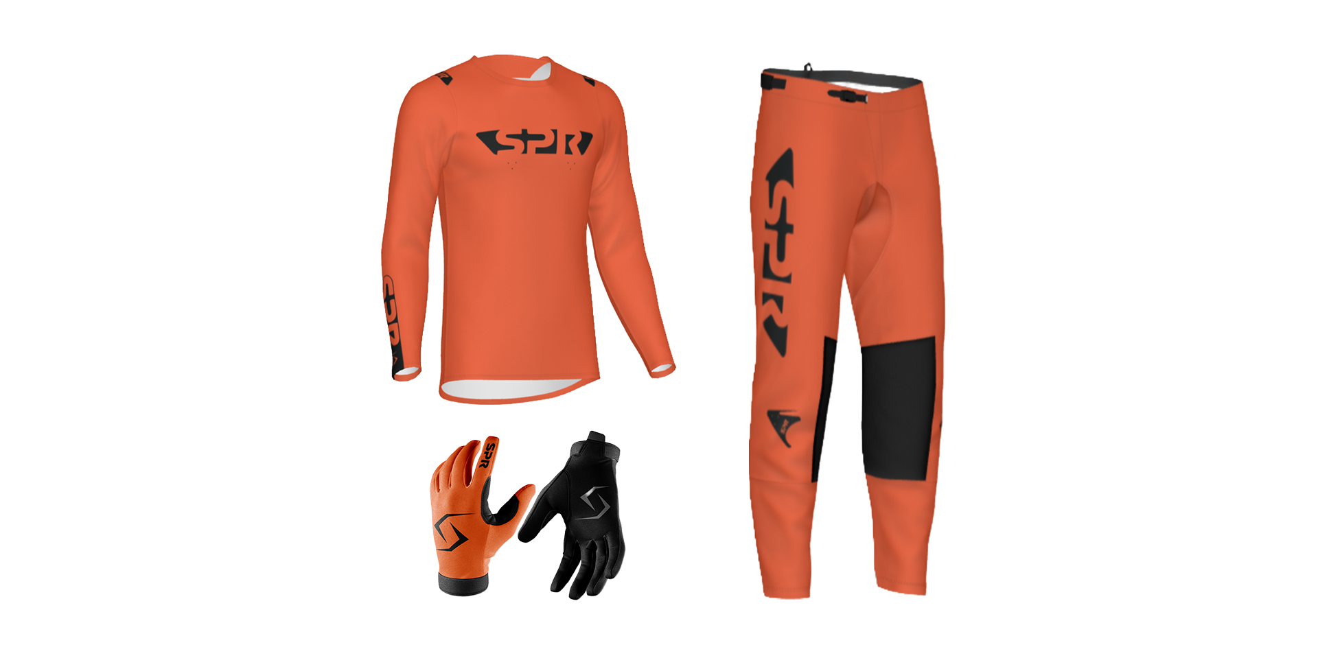 Custom 26.1 SPR "Future" Collection Orange/Black Gearset